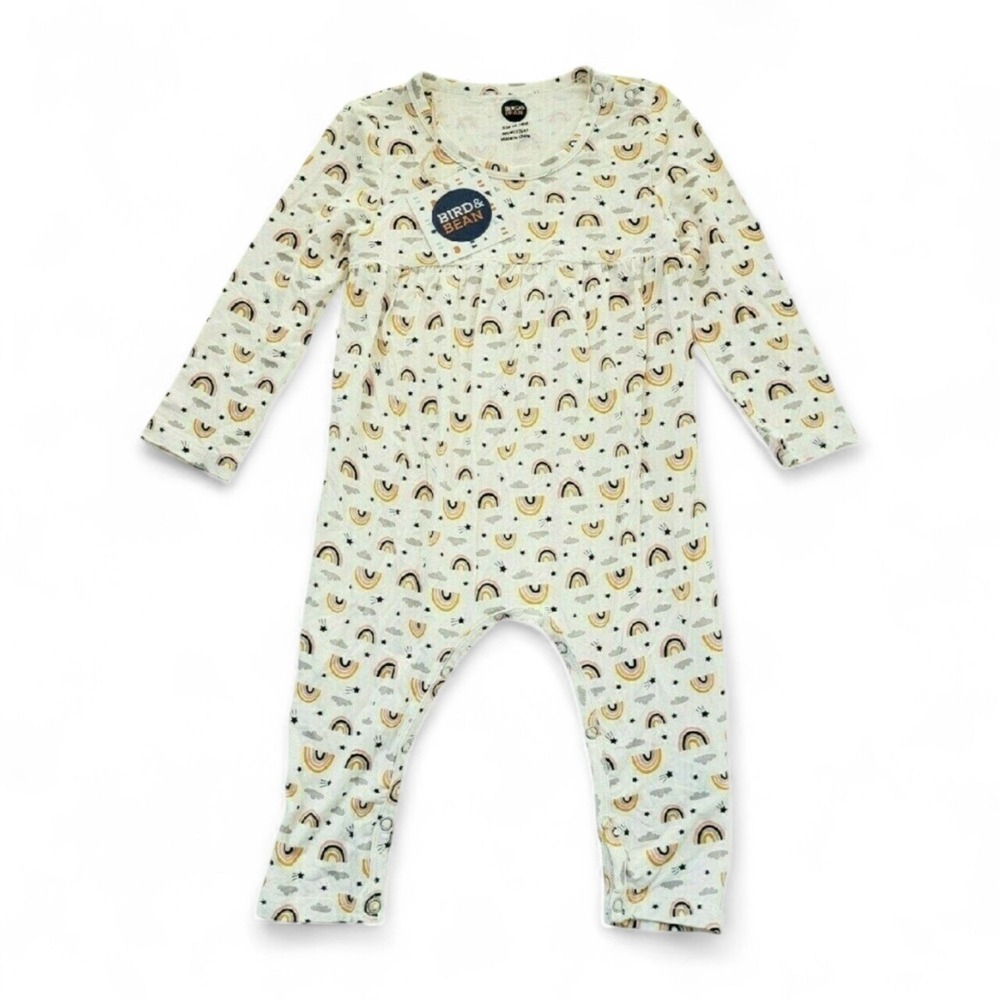 NWT Bird and Bean Rainbow Sleeper 18/24 Month Baby Boutique